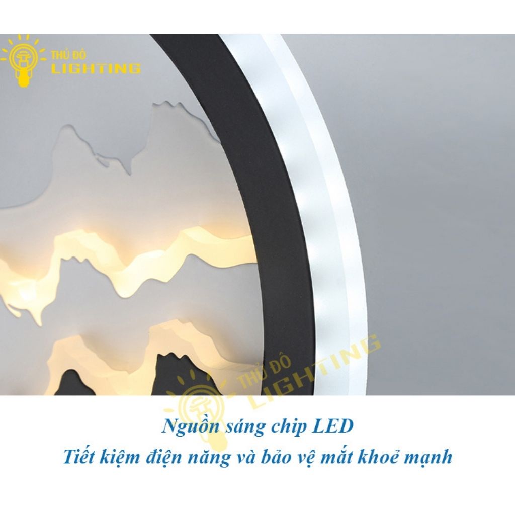 Đèn Gắn Tường Trang Trí THỦ ĐÔ LIGHTING Thiết Kế Mẫu Đèn Lộc Sơn, Chất Liệu Hợp Kim Sơn Tĩnh Điện Cao Cấp