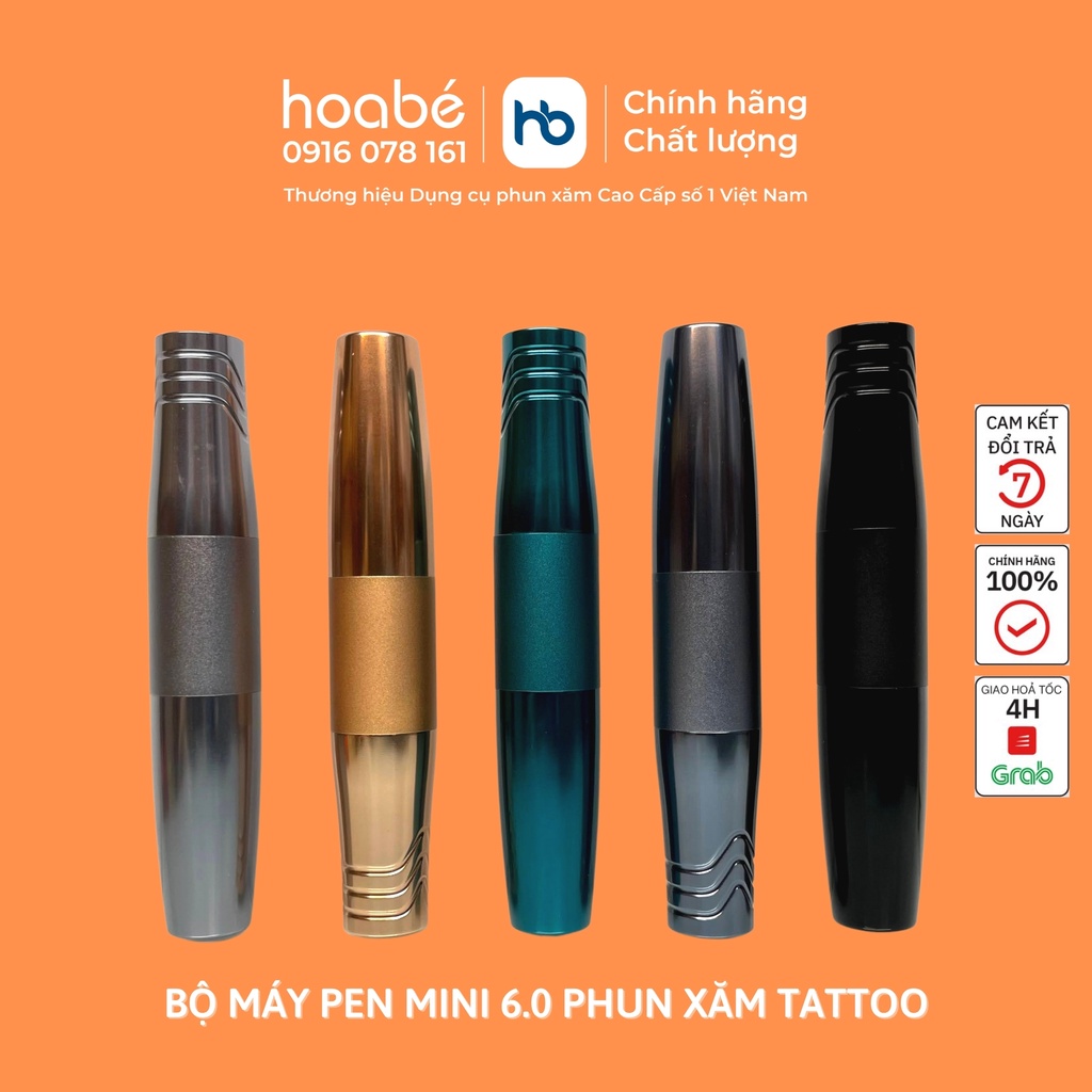 Máy Pen mini phun môi xăm hình 6.0 chính hãng giá rẻ 2021 - DCPX HOA BÉ