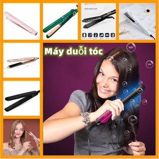  Máy duỗi tóc máy kẹp tóc chỉnh nhiệt Hàn Quốc cao cấp SH201 Duỗi Uốn Cúp Tặng kèm kẹp vịt chia tóc 