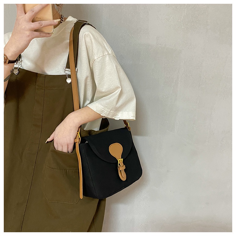 Túi tote vải chất liệu độc lạ đeo chéo ulzzang basic trơn nam nữ unisex đi học thời trang giá rẻ