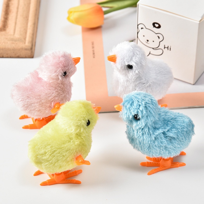 Gửi Một Đồ Chơi Gà Lên Dây Cót Nhồi Bông Màu Vàng Ngẫu Nhiên