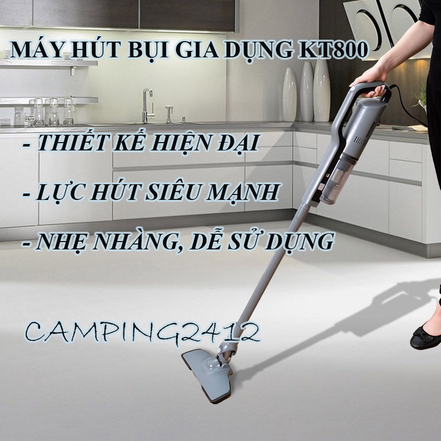 Máy hút bụi Công nghệ cao Nhật Bản công suất 700w lực hút mạnh KoKoRo KT800, tiện dụng, nhiều đầu hút