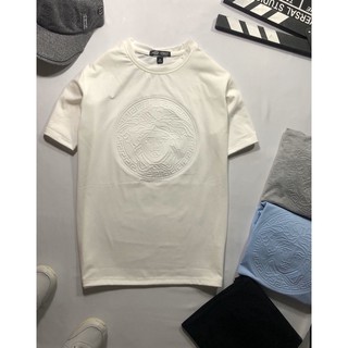 Áo thun nam cotton logo dập nổi
