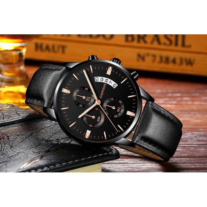 [1 ĐỔI 1] Đồng Hồ Thời Trang Nam Dây Da Gadyson JS9820L Giá Rẻ Bất Ngờ | BigBuy360 - bigbuy360.vn