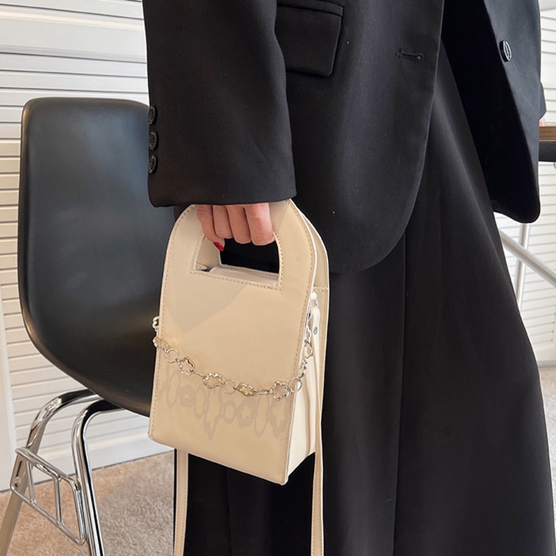 IELGY Túi Đeo Vai Hình Vuông Cỡ Nhỏ Kiểu Pháp Dễ Thương Cho Nữ Dễ Phối Đồ