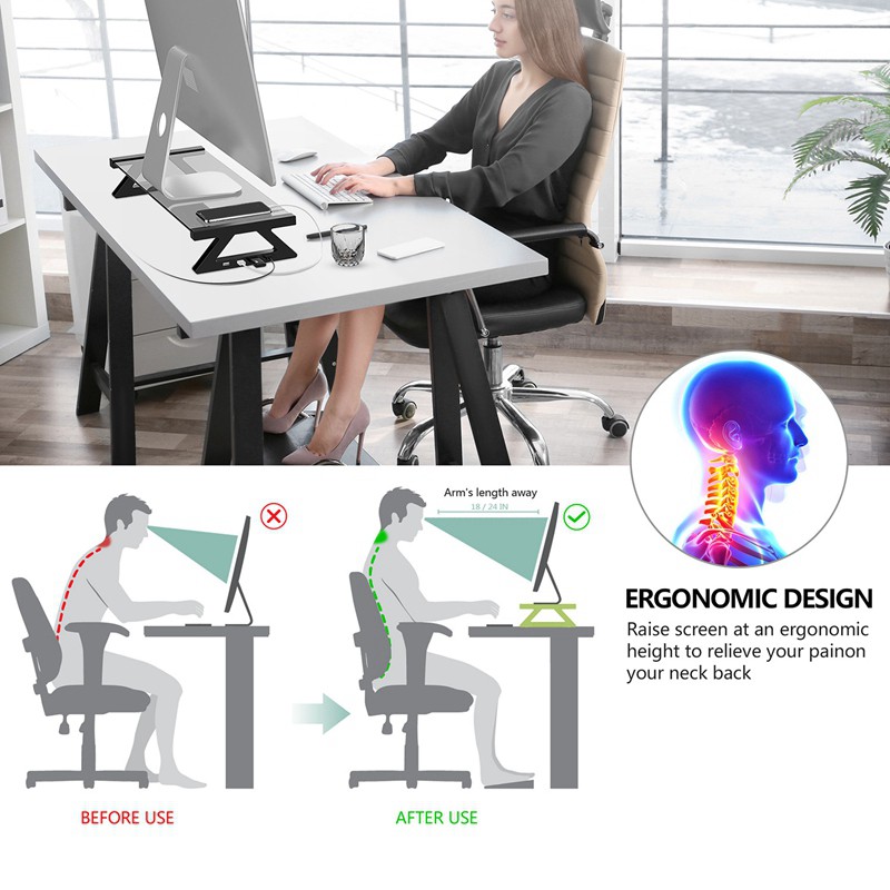 Giá Đỡ Màn Hình Máy Tính Để Bàn Đa Năng