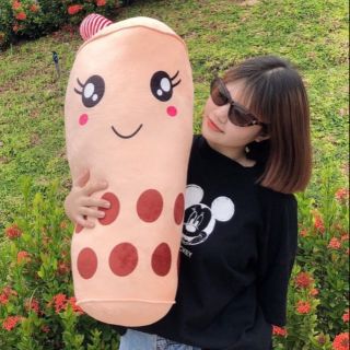 [FREE SHIP]Gấu bông trà sữa khổng lồ 70cm - Thú bông ly trà sữa khổng lồ