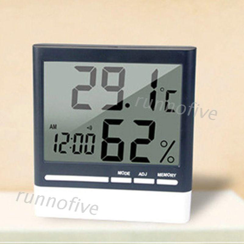 Đồng Hồ Báo Thức Điện Tử Đo Nhiệt Độ Và Độ Ẩm