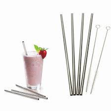 Set 2 Ống Hút Inox Kèm Cọ Rửa Thân Thiện Môi Trường 2241 Tổng Kho Sỉ vp88