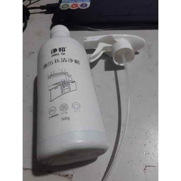 [SỈ IB] chai xịt tẩy rửa nhà bếp đa năng hàn quốc 500ml, bình xịt tẩy dầu mỡ mảng bám bếp ga siêu sạch