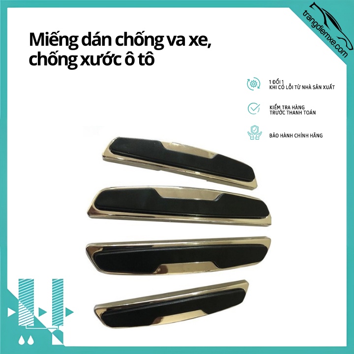 Miếng Dán Chống Va Xe, Chống Xước Ô Tô 9.2 * 1.5cm Dán Mép Cửa Ô Tô 4