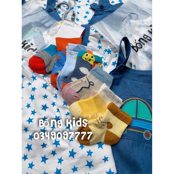 Set Quần Yếm Kèm Áo Thu Denim Ô Tô Dunnes