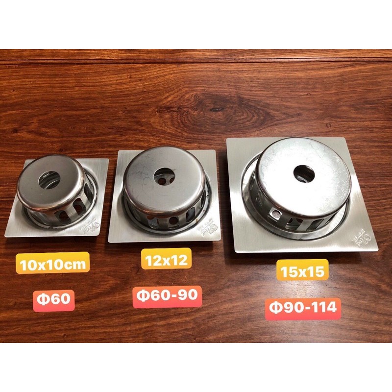 Phễu cầu chặn rác sân thượng, thoát nước mưa sân thượng ban công inox 304 cao cấp