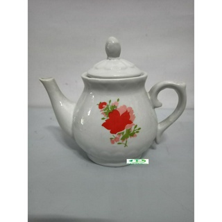 Bình trà sứ trắng - CH - 500ml