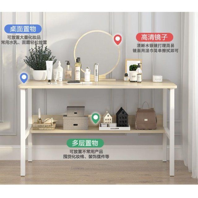 ☾♛Phòng ngủ net màu đỏ bàn trang điểm gương gấp sofa nhỏ mini đơn giản trí cho thuê [đăng ngày 1 tháng 3]