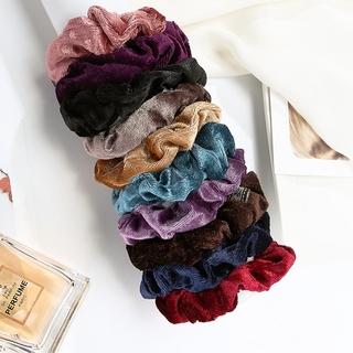 Dây Buộc Tóc Vải Satin Mềm 20 Màu