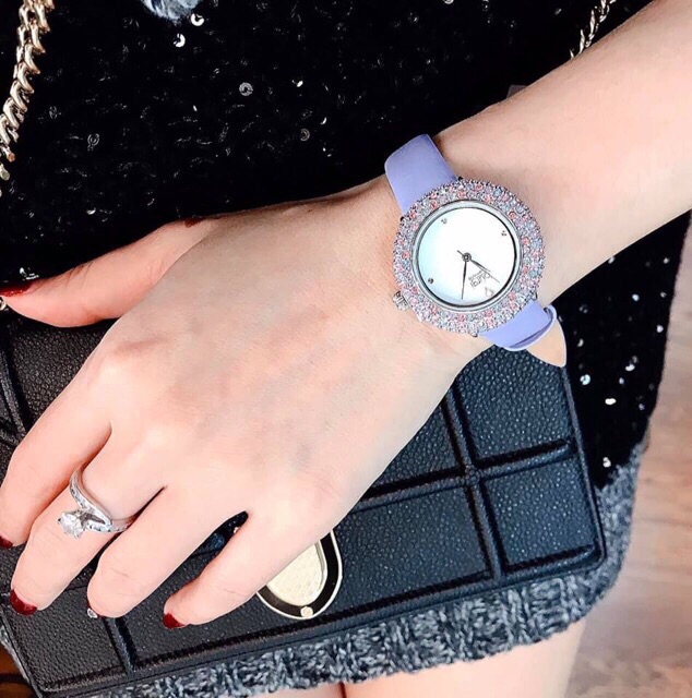 Đồng hồ Nữ Burgi mâm xôi HOT HIT - Hàng chính hãng bao check Toàn cầu