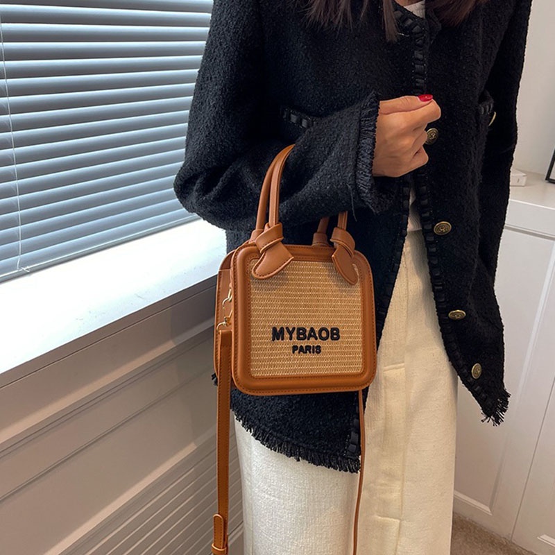 Túi Đeo Chéo Hình Vuông Nhỏ Cầm Tay Dễ Phối Đồ Thời Trang Cho Nữ