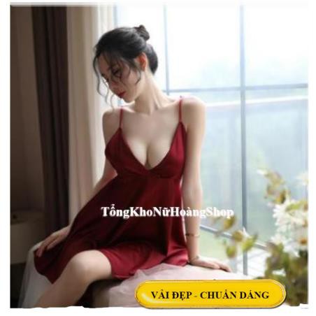 [ Chất Đẹp - Form Chuẩn]Váy ngủ lụa satin đẹp sang B1020 - đầm ngủ cao cấp | BigBuy360 - bigbuy360.vn