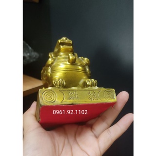 tỳ hưu bệ bằng đồng 9.5cm ( hàng y hình shop chụp)