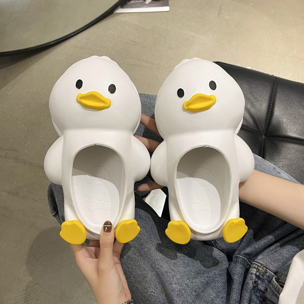🐣Dép Vịt🐣 Dép Nữ Họa Tiết Hoạt Hình Dễ Thương