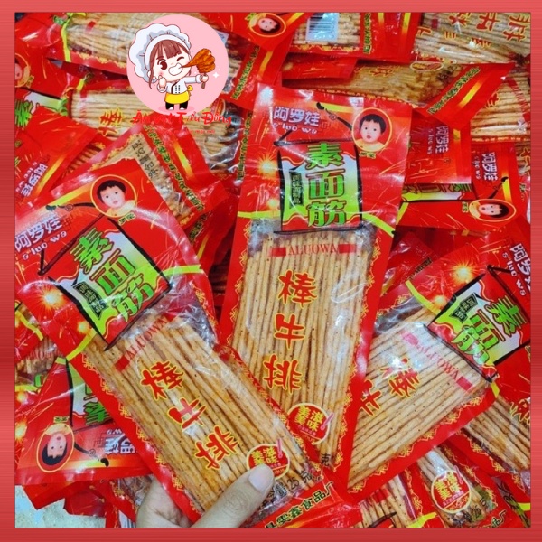 Que tăm cay ăn vặt tẩm vị tuổi thơ gói 25gr - Ăn Vặt Tiểu Đồng