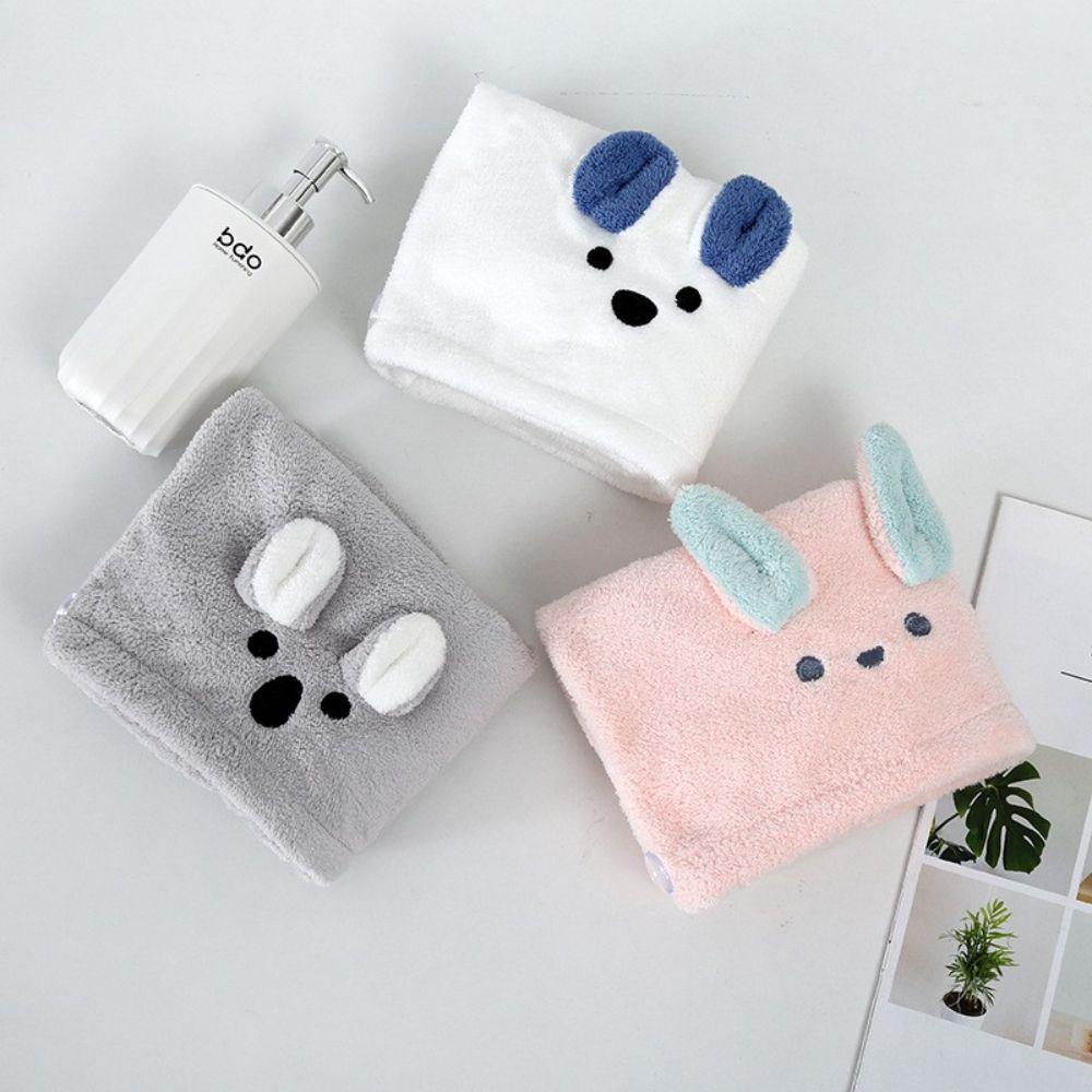 YIYU Mũ Tắm Trùm Đầu Hong Khô Tóc Nhanh Chóng Dễ Thương Tyrler1