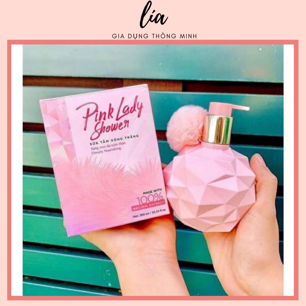 SỮA TẮM pink lady shower- SỮA TẮM XÔNG TRẮNG- SÁNG MỊN TOÀN THÂN