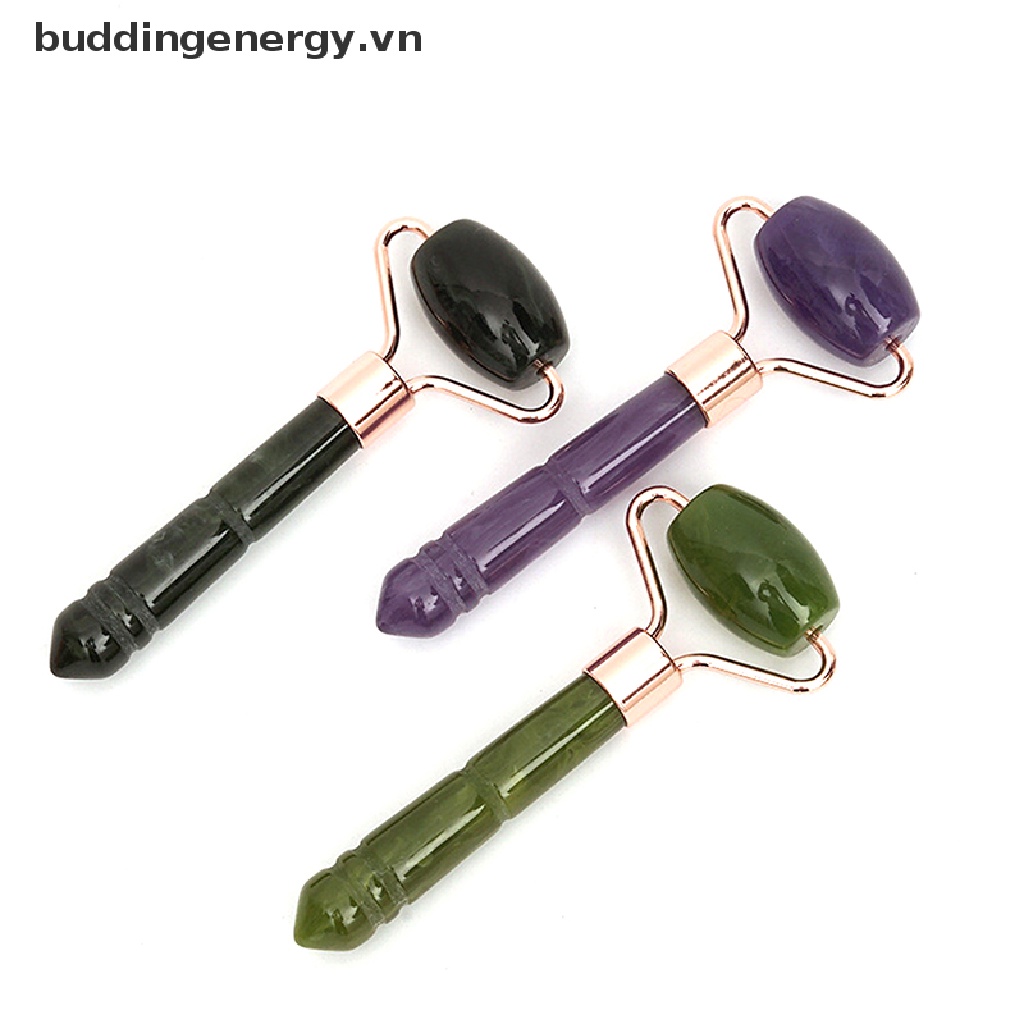 Cây lăn mát xa mặt một đầu đá ngọc bích chăm sóc da