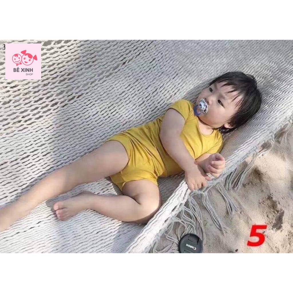 [Giảm Sốc] Bộ Chip cho bé minky mom bộ thun lạnh cho bé bộ cộc tay bé trai minkymom cộc tay minky mom cạp cao chính hãng