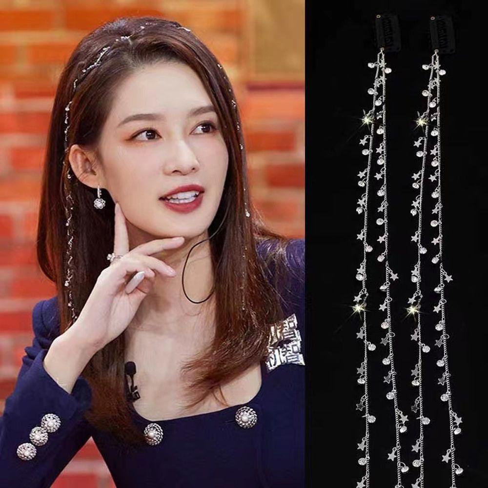 Kẹp Tóc Dạng Chuỗi Dài Ngọt Ngào Cho NữKẹp Tóc