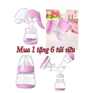 Máy hút sữa bằng tay Kichilachi – tặng kèm 6 túi trữ sữa