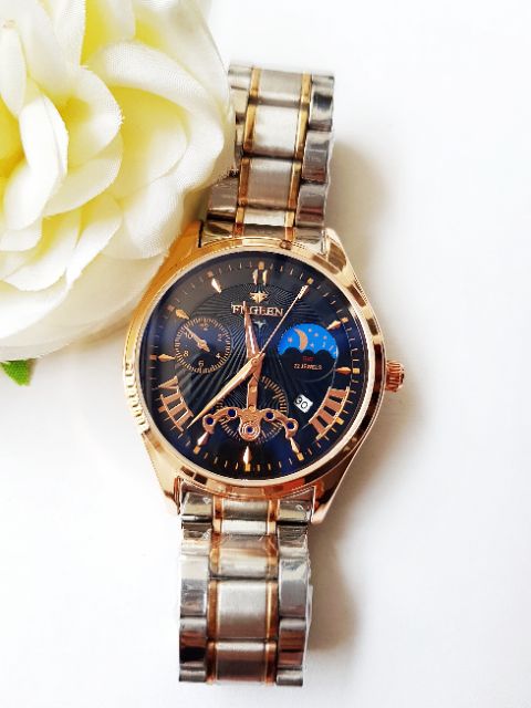 New Đồng hồ nam fngeen dây inox