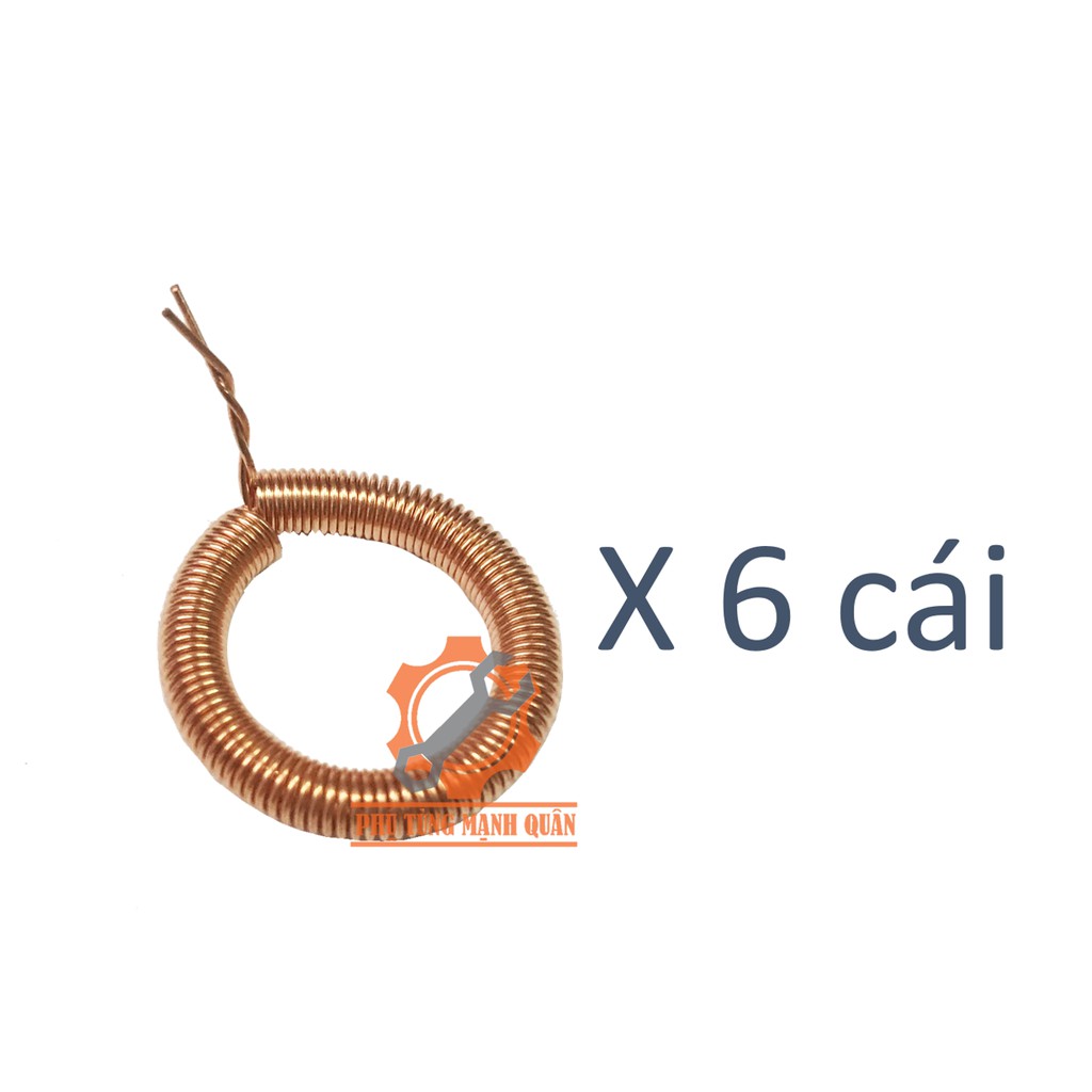 6 cái khuyên đồng - lò xo đồng lắp máy cầm tay cỡ lớn
