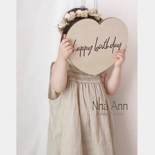 BẢNG GỖ HAPPY BIRTHDAY HÀN QUỐC
