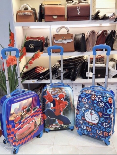 Vali kéo Doremon 18 inch cho bé