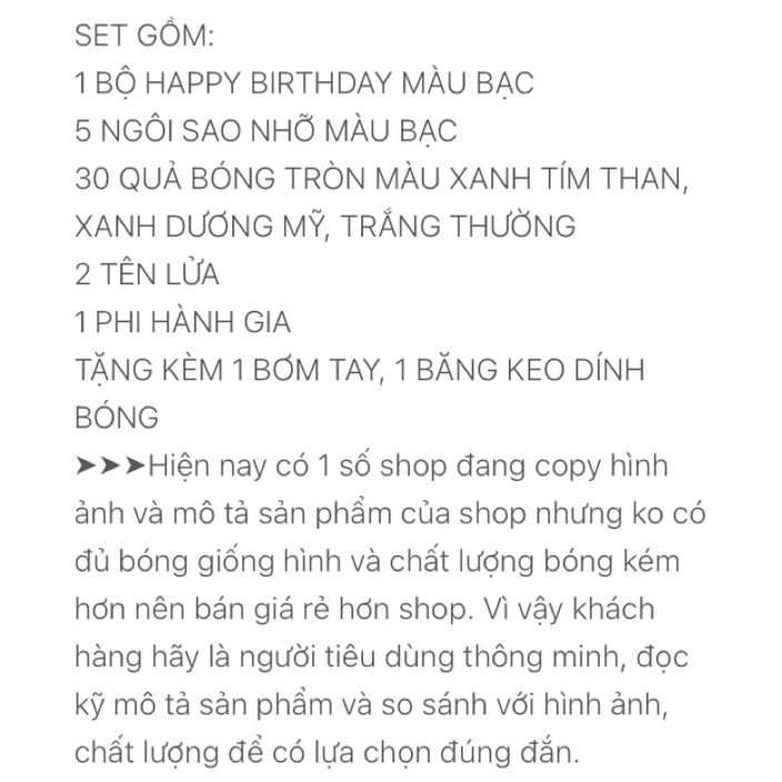 Sét bóng siêu nhũ phi hành gia
