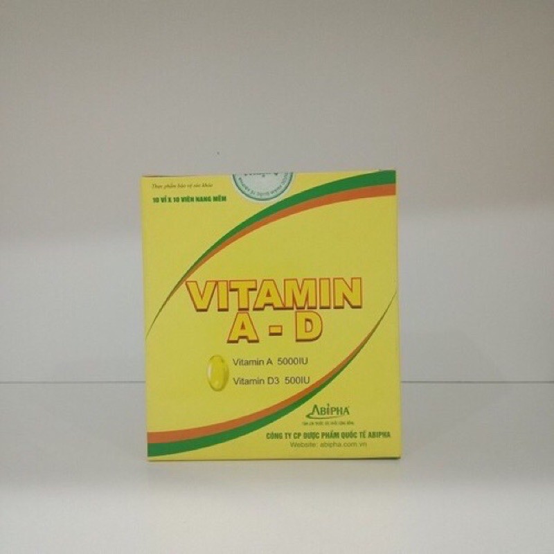 Viên uống vitamin A D bổ sung vitamin