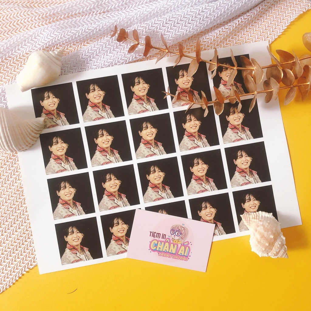 In sticker niêm phong idol theo yêu cầu  - Loại tem nhựa chống nước