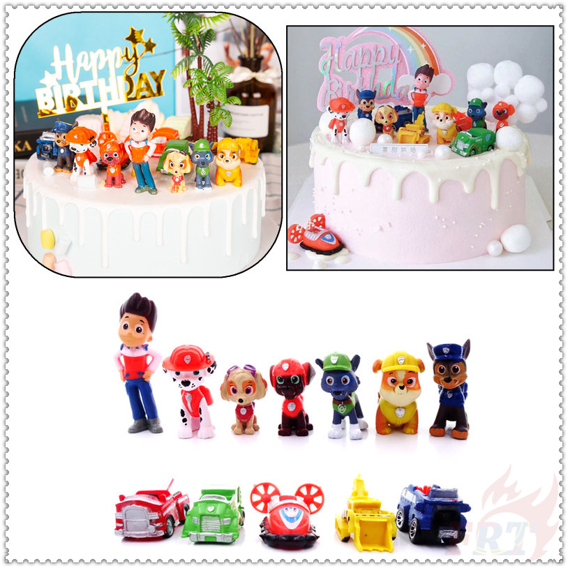 Bộ 12 mô hình đồ chơi nhân vật hoạt hình Paw Patrol xinh xắn