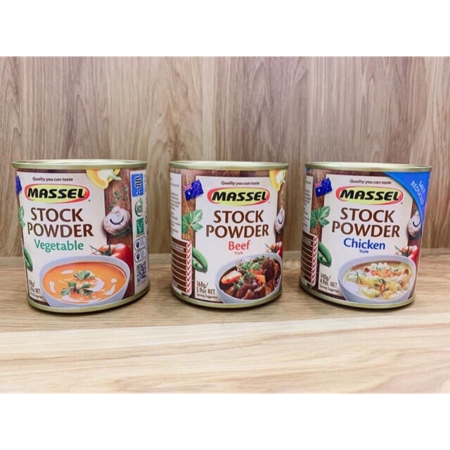 Hạt nêm MASSEL STOCK Úc 168gr