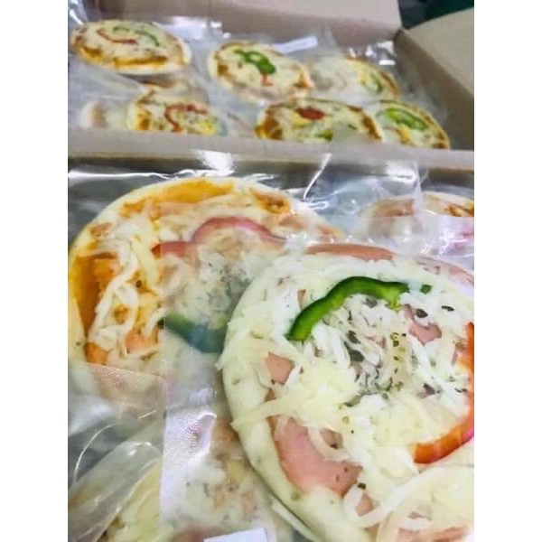 Pizza 16cm với 5 vị ngon ngon