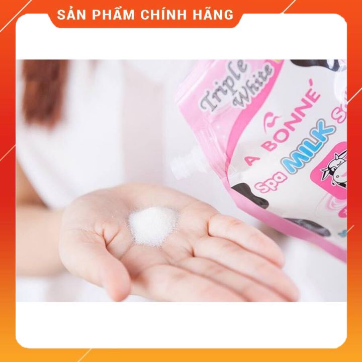 Muối Tắm Bò Hồng Thái Lan Chính Hãng công ty- 350g -loại muối cát nhỏ min -tẩy tế bào chết sáng da -sử dụng hàng ngày