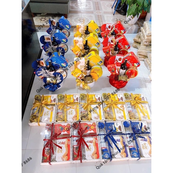 Giỏ Quà Tết 2022 - Set 4 món Đoàn Viên Cao Cấp quà tặng người thân | BigBuy360 - bigbuy360.vn