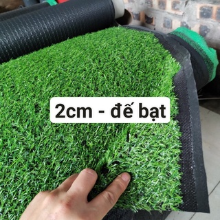 Thảm Cỏ Nhựa Sợi 2cm Cắt Lẻ Theo Khổ 2m ngang Giá theo mét vuông