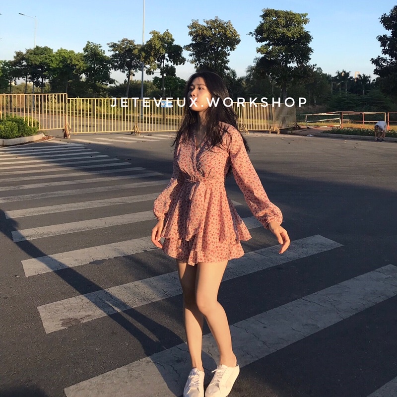 Jump hoa tay dài/tay ngắn