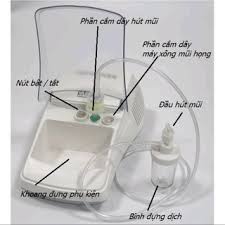 MÁY HÚT RỬA DỊCH MŨI , XÔNG HỌNG 2 TRONG 1 ROSSMAX NA 90