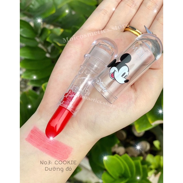 [ĐỦ MÀU] Son dưỡng môi có màu Magic Lips Mickey Limited - Son Hồ Ngọc Hà MOI Cosmetics