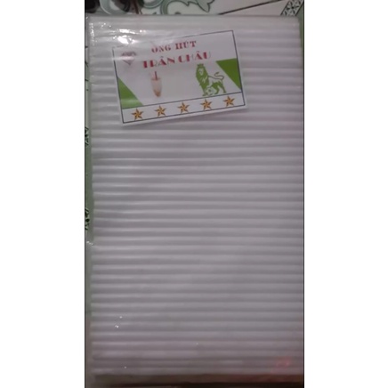 Ống hút trà sữa, ống hút trân châu 400gram, hút trà sữa trắng cứng nhựa