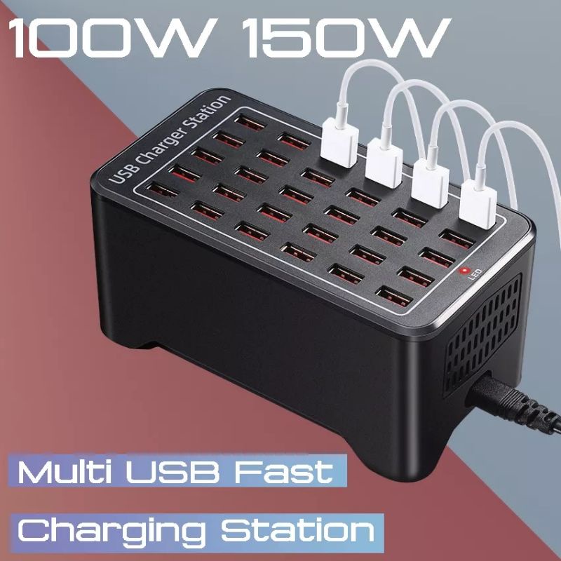 Ổ Cắm USB 30 Cổng Sạc 150W